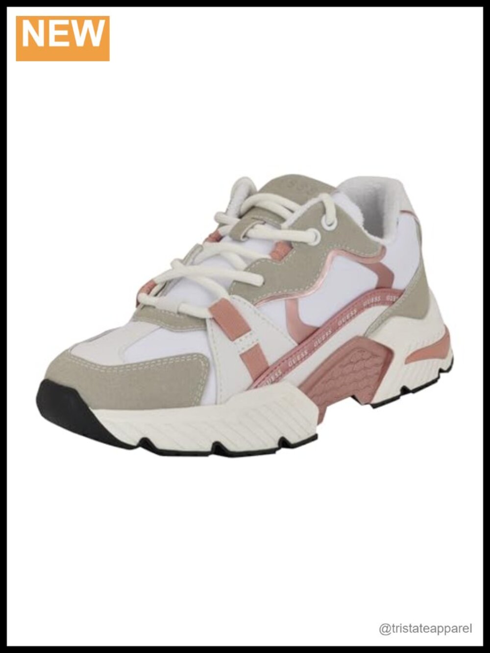 Carrli Fashion Sneaker Lace-Up Round Toe Man Made Upper Athletic Shoe